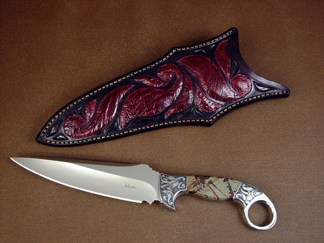 "Bulldog" fine handmade knife by Jay Fisher