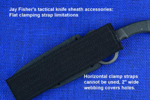 Jay Fisher's tactical accessories, web size limitation