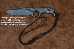 Lanyards for tactical, combat, rescue, counterterrorism knives