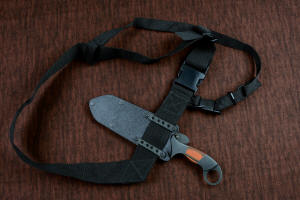 Sternum Harness on tactical, counterterrorism knife
