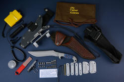 "Arcturus" complete package with all accessories, hardware, containers, and fittings for a wide variety of wear options