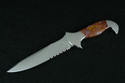 "Macha Navigator" obverse side view. point and blade leading; smooth countours and polished surfaces throughout