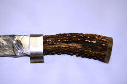 "Yarden" roughhed in handle with pommel, guard and stag