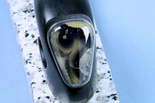 Geodic Agate with transparent and translucent areas