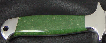 Siberian Jade is smooth, rich green, and very tough