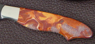 Wonderstone Jasper gemstone handmade knife handle