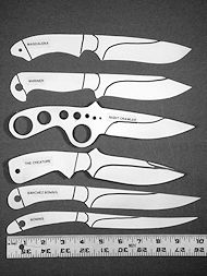 printable knife patterns