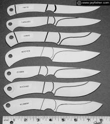 printable knife designs