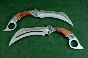 Jason Perry Blade Works Tactical Karambit Jade (4) for Sale $199.00