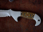 Tiger Stripe G10 fiberglass/epoxy composite knife handle material