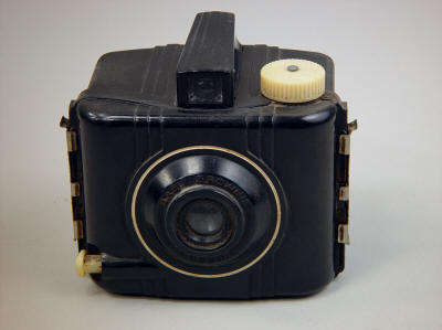 Kodak Baby Brownie Special, c. 1940, 1 5/8 x 2½ inches (4 x 6.5cm)  127 film, bakelite body, 